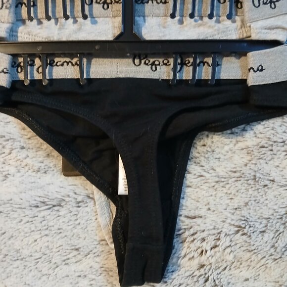 New Pepe Jean's Women's 3 Pack Amy Thong SZ XS NWT - Picture 2 of 6